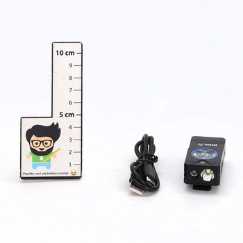 Mini svietidlo BORUIT EV30, dobíjacie EDC svietidlo 550 lúmenov s UV svetlom 365 nm, hliníková zliatina