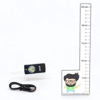Mini svietidlo BORUIT EV30, dobíjacie EDC svietidlo 550 lúmenov s UV svetlom 365 nm, hliníková zliatina