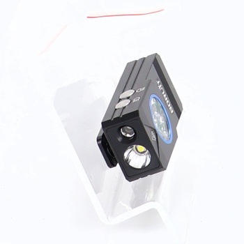 Mini svietidlo BORUIT EV30, dobíjacie EDC svietidlo 550 lúmenov s UV svetlom 365 nm, hliníková zliatina