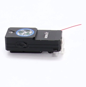 Mini svietidlo BORUIT EV30, dobíjacie EDC svietidlo 550 lúmenov s UV svetlom 365 nm, hliníková zliatina