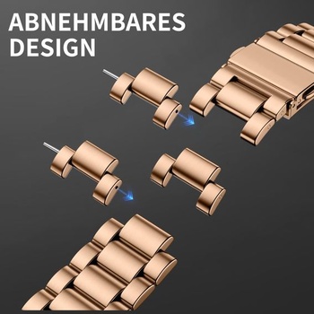 Kovový náramok Mastten No Gap kompatibilný s Samsung Galaxy Watch 7 6 5 4 40mm 44mm pre mužov a