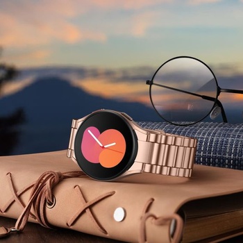 Kovový náramok Mastten No Gap kompatibilný s Samsung Galaxy Watch 7 6 5 4 40mm 44mm pre mužov a