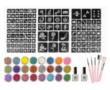 Sada tetovania Glitter 24ks