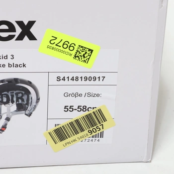 Detská helma Uvex Kid 3 čierna, veľ. 55-58 cm