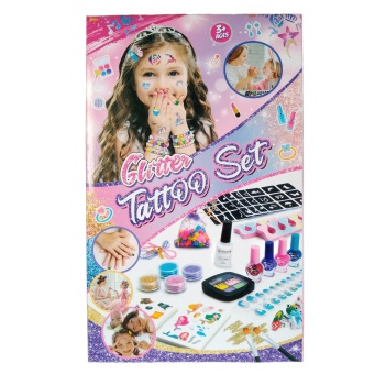 Sada tetovaní Glitter so šperkami a nálepkami 18ks
