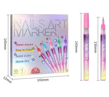 Sada farieb na nechty Fixy Nail art 12ks