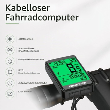 Kabelový snímač rychlosti Bikevee BKV1517-Wired