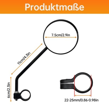 Homieway spätné zrkadlo na bicykel