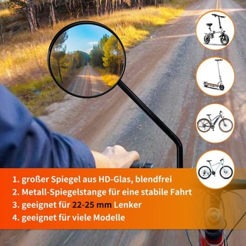 Homieway spätné zrkadlo na bicykel