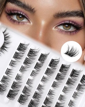 Riasy Wimpern, predlžovacie riasy 10-13 mm, riasy Siligli…
