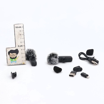 Mikrofón pre mobilné telefóny, mikrofón pre iPhone a USB-C konektor, mini mikrofón, bezdrôtové