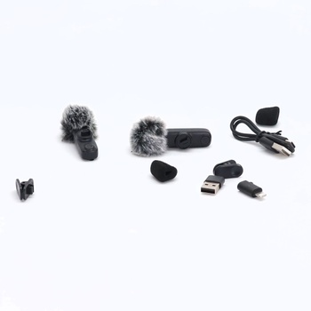 Mikrofón pre mobilné telefóny, mikrofón pre iPhone a USB-C konektor, mini mikrofón, bezdrôtové