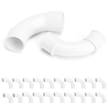 PVC ohyby rúrok M20 a M25, 90 stupňov - 20 kusov…