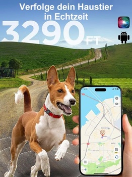 GPS tracker pre mačky a psy so sledovaním polohy v reálnom čase, bez mesačných poplatkov,