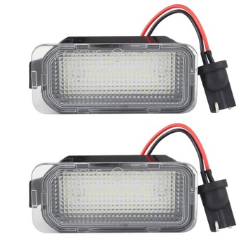 2 LED osvetlenie registračnej značky pre vozidlá Ford, zadné svetlá