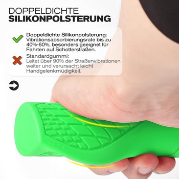 Ergonomické gripy na bicykle GXCROR pre riadidlá 22,2 mm - Gripy na riadidlá pre horské bicykle,