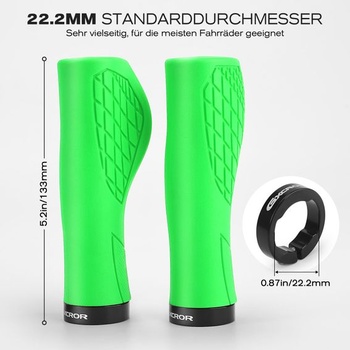 Ergonomické gripy na bicykle GXCROR pre riadidlá 22,2 mm - Gripy na riadidlá pre horské bicykle,