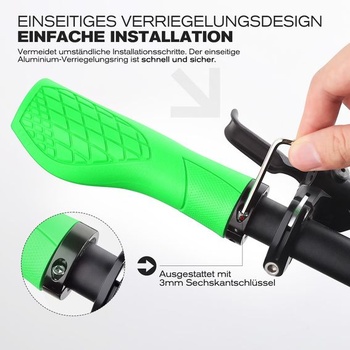 Ergonomické gripy na bicykle GXCROR pre riadidlá 22,2 mm - Gripy na riadidlá pre horské bicykle,