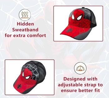 Detská šiltovka Spiderman s potlačou M