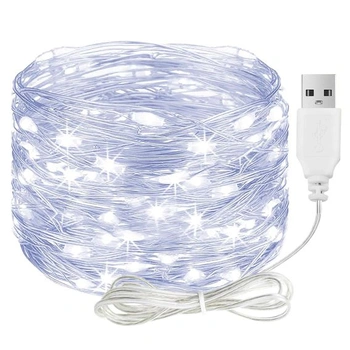 ALEGRE LED reťazové svetelné reťaze s USB, 4M 40 LED…