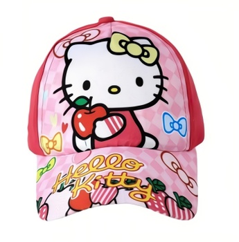 Detská šiltovka Hello kitty s potlačou S/M