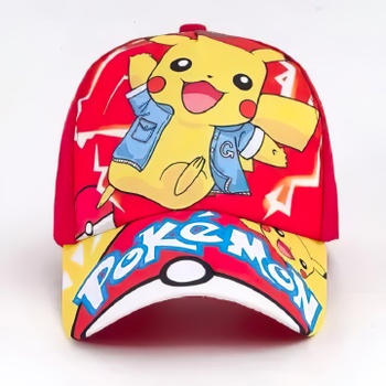 Detská šiltovka Pokémon Pikachu s potlačou M