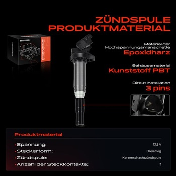 Zapaľovacia cievka Frankberg, zapaľovací modul 12131712219, jeden kus