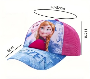 Detská šiltovka Frozen Elsa a Anna s potlačou M