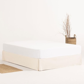 Poťah na postele s boxspringom, 120 x 190/200 cm, rám postele, 120 cm, prírodná farba 120x190/200