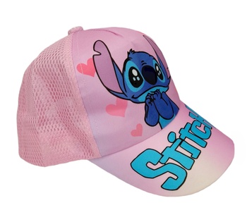 Detská šiltovka Stitch Hearts s potlačou S/M