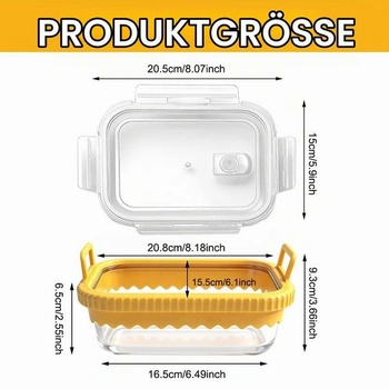 Skleněná zapékací miska do fritézy, příslušenství k fritéze Ninja AF400EU/AF500EU
