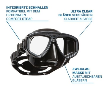 Potápěčská maska Scubapro Zoom EVO, černá