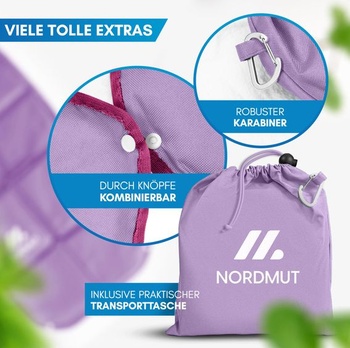 Detský sedák NORDMUT so spoľahlivou ochranou proti chladu a mokru - Pohodlný skladací vonkajší