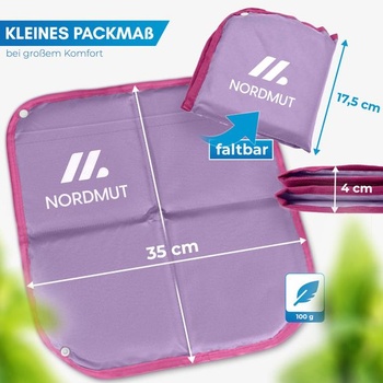 Detský sedák NORDMUT so spoľahlivou ochranou proti chladu a mokru - Pohodlný skladací vonkajší