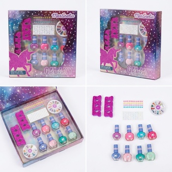 Detská sada na nechty Glitter Unicorn 13v1