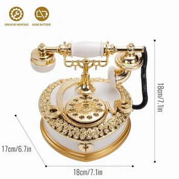 ZLLkeji Retro telefonní hudební skříňka