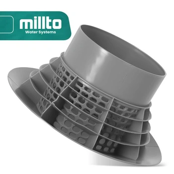 Krytka strešného vetracieho otvoru Millto™ Spojka odtokového potrubia Koncová krytka vetracieho otvoru