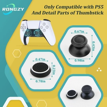4 ks náhradných joystickov pre PS5 joystick pre PlayStation 5 analógové joystickové ovládače s