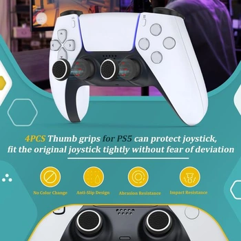 4 ks náhradných joystickov pre PS5 joystick pre PlayStation 5 analógové joystickové ovládače s