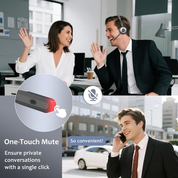 Slúchadlá Earbay Bluetooth s mikrofónom