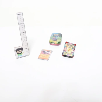 Kartová hra Pokémon Trading: Mini Tin Box Mega Evolution - Exalted Heroes: Zorua a Urgl (1 aršík