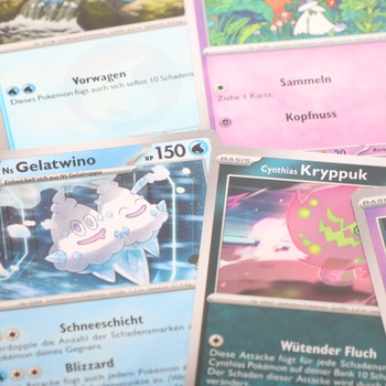 Kartová hra Pokémon Trading: Mini Tin Box Mega Evolution - Exalted Heroes: Zorua a Urgl (1 aršík