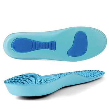 Ortopedické vložky OSDUE, podpora klenby pre plantárnu fascitiídu, veľkosť 43-44, modré, 27,5 cm