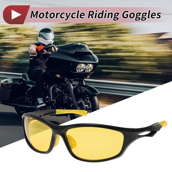 1 sada motocyklových okuliarov, neoslňujúce, triacetylcelulózové PC UV400 cyklistické slnečné okuliare