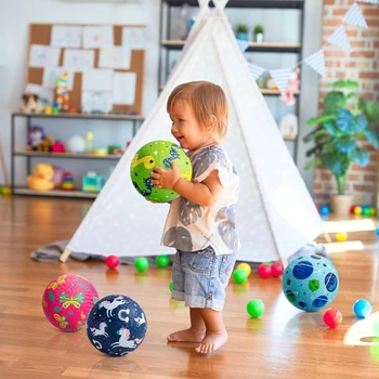 Sada 4 hracích míčů U&C Planet 15cm