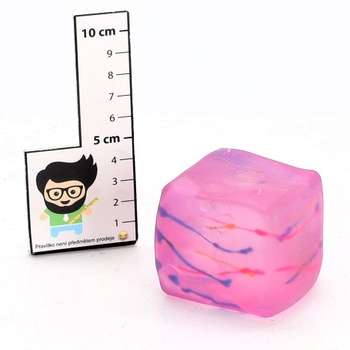 Dětská hračka krychle růžová 5 x 5 x 5