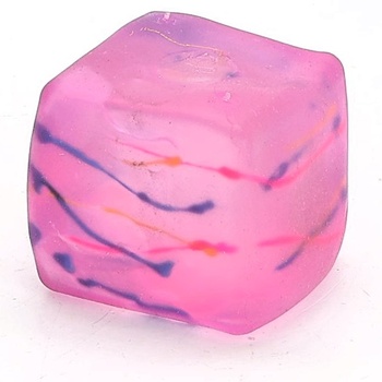 Dětská hračka krychle růžová 5 x 5 x 5