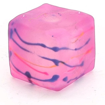 Dětská hračka krychle růžová 5 x 5 x 5
