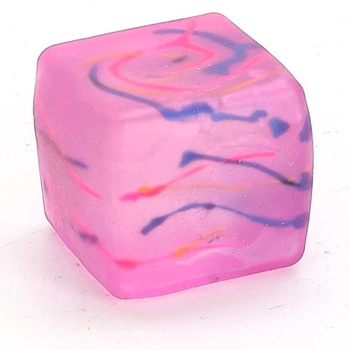 Dětská hračka krychle růžová 5 x 5 x 5