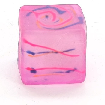 Dětská hračka krychle růžová 5 x 5 x 5